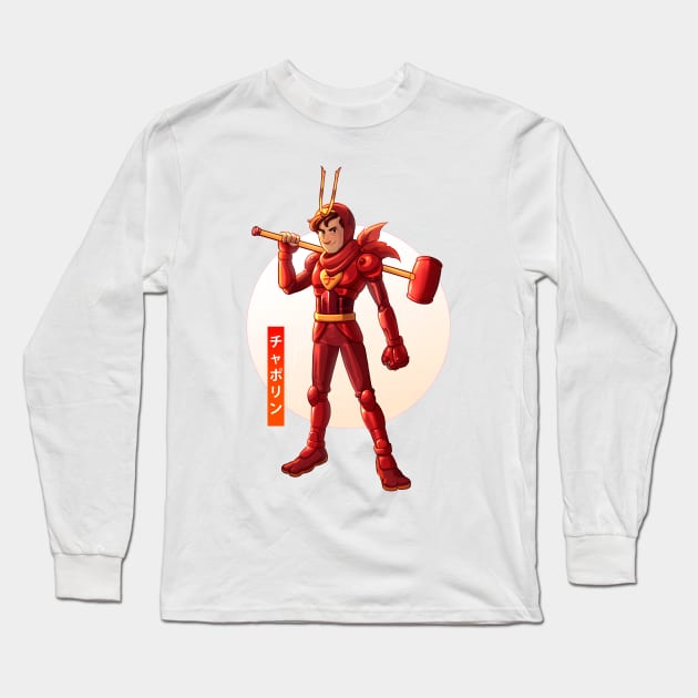 The Red Ninja Long Sleeve T-Shirt by BrunoMota